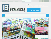 Tablet Screenshot of islandsbusiness.com